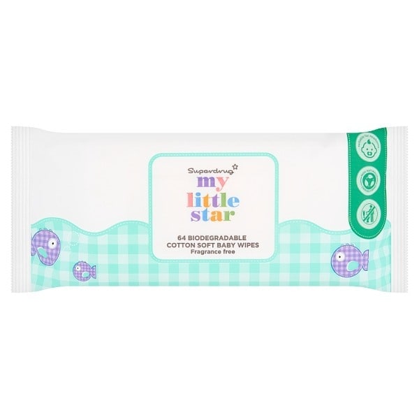 My Little Star Baby Wipes Fragrance Free Bio