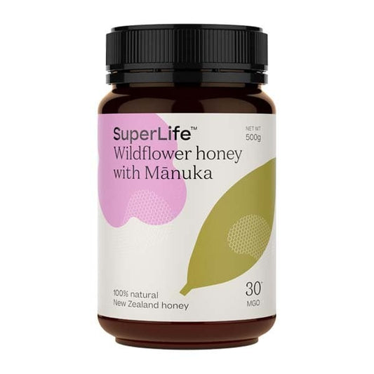 Superlife Wildflower Honey With Manuka Mgo 30+ 500G