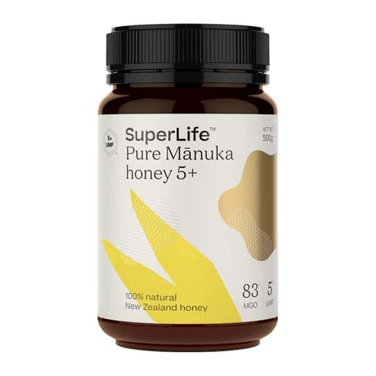 Superlife Pure Manuka Honey 5+ Mgo 83+ 500G