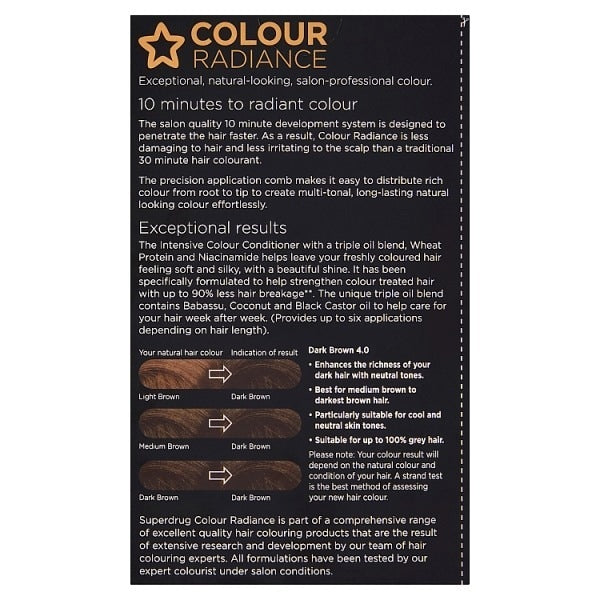Colour Radiance Dark Brown 4/0