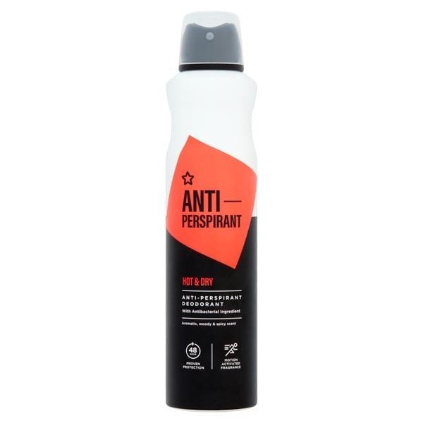 Supedrug Mens 48Hr Apd Antibac Dry 250Ml