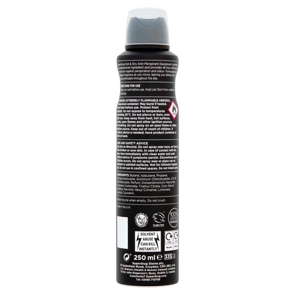 Supedrug Mens 48Hr Apd Antibac Dry 250Ml