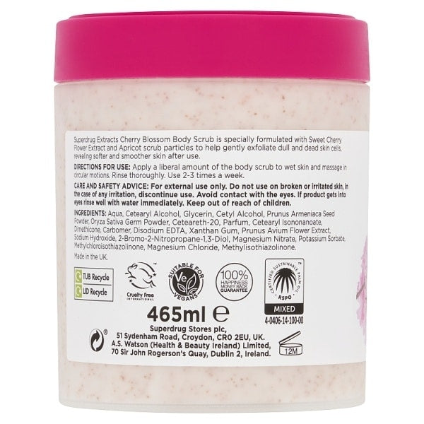Superdurg Extracts Body Scrub Cherry Blossom 465Ml