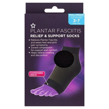 Plantar Relief And Support Sock Size 3-7