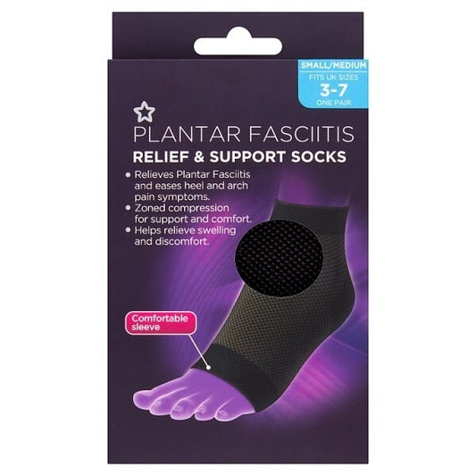 Plantar Relief And Support Sock Size 3-7