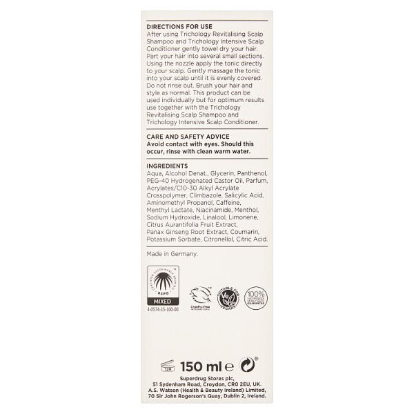Trichology Tonic 150Ml