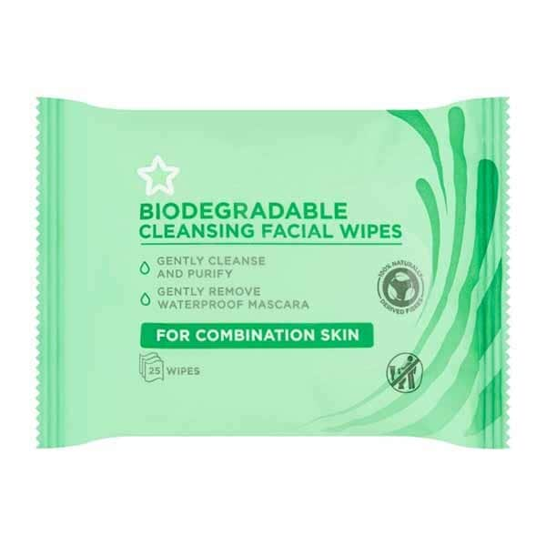 Cleansing Biodegradable Face Wipes Combination Skin