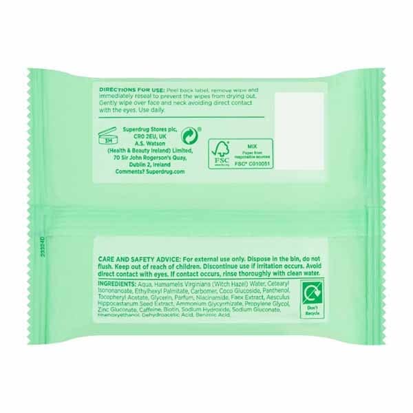 Cleansing Biodegradable Face Wipes Combination Skin