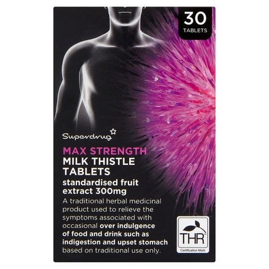 Max Strength Milk Thistle 300Mg Tablets X 30