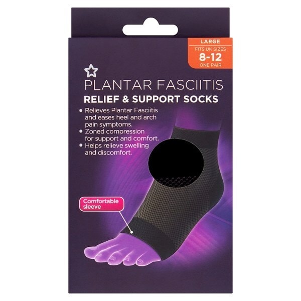 Plantar Relief And Support Sock Size 8-12