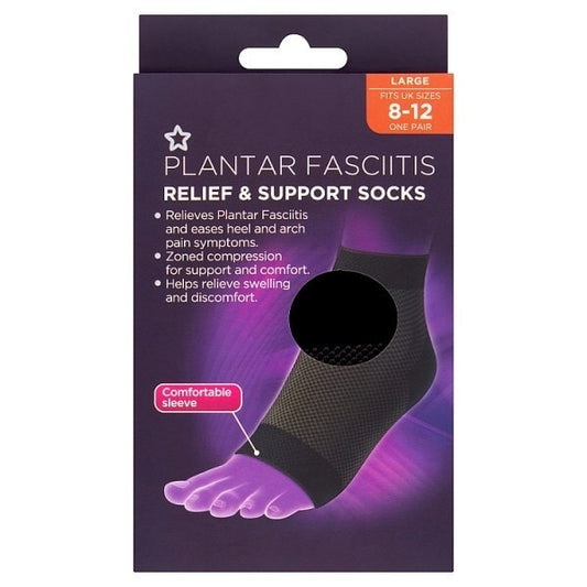 Plantar Relief And Support Sock Size 8-12