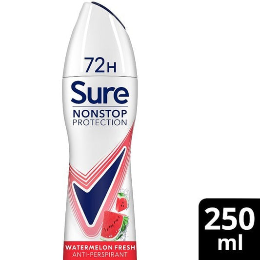 Sure Antiperspirant Deo Aerosol Nonstop Uplift & Fresh 250Ml