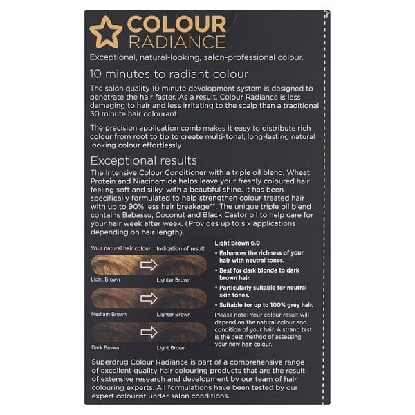 Colour Radiance Light Brown 6.0