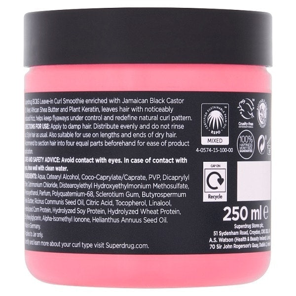 Black Castor & Shea Curl Cream 250Ml