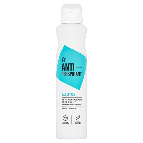 Supedrug Womens 48Hr Apd Antibac Cotton 250Ml