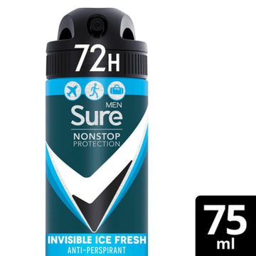 Sure Men Invisible Ice Fresh Antiperspirant 75Ml