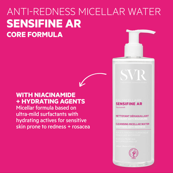Svr Sensifine Ar Soothing Anti-Redness Micellar Water 400Ml
