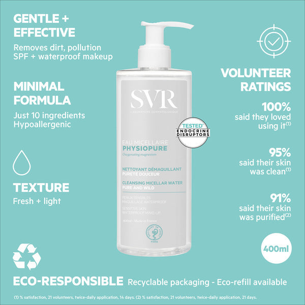 Svr Physiopure Mild Micellar Cleansing Water 400Ml