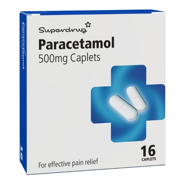 Paracetamol 500Mg Caplets X 16