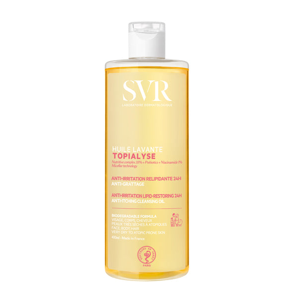 Svr Topialyse Moisturising Face & Body Shower Oil 400Ml