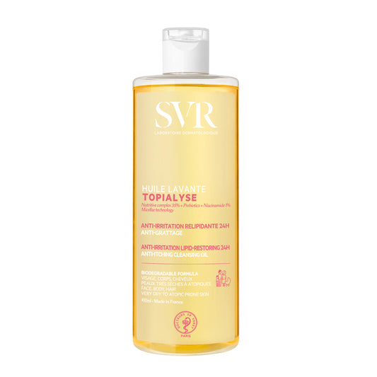 Svr Topialyse Moisturising Face & Body Shower Oil 400Ml