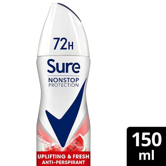 Sure Antiperspirant Deo Aerosol Nonstop Uplifting 150Ml