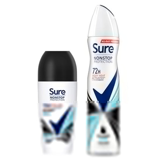 Sure For Women Invisible Aqua Roll & Spray Duo Bundle