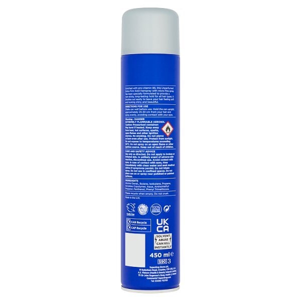 Hairspray Unperfumed 450Ml
