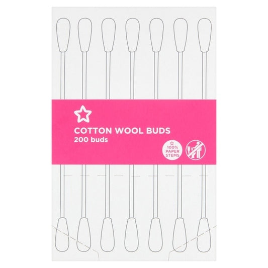 Cotton Wool Buds - 200 Buds