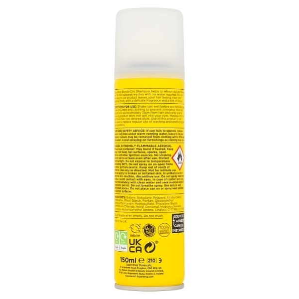 Dry Shampoo Blonde 150Ml