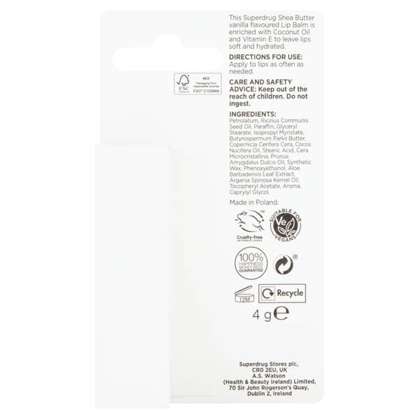 Shea Butter Lip Balm 4G