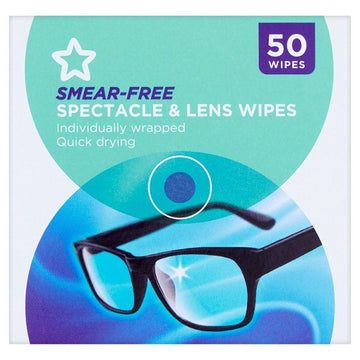 Glass And Lens Wipes 50 Pack