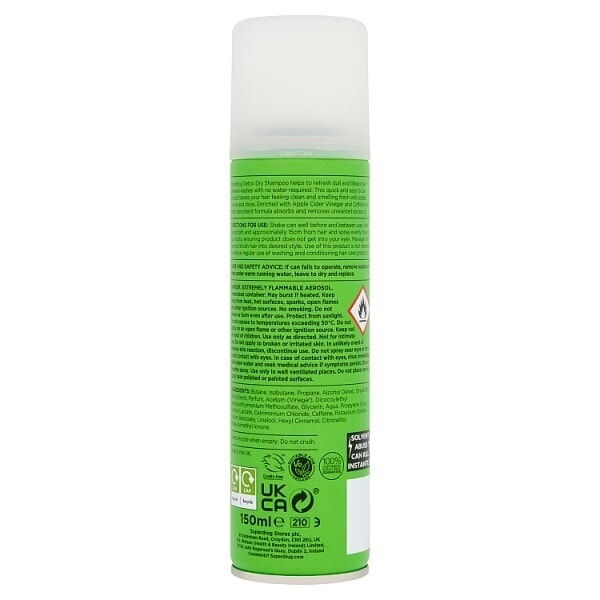 Detox Dry Shampoo 150Ml