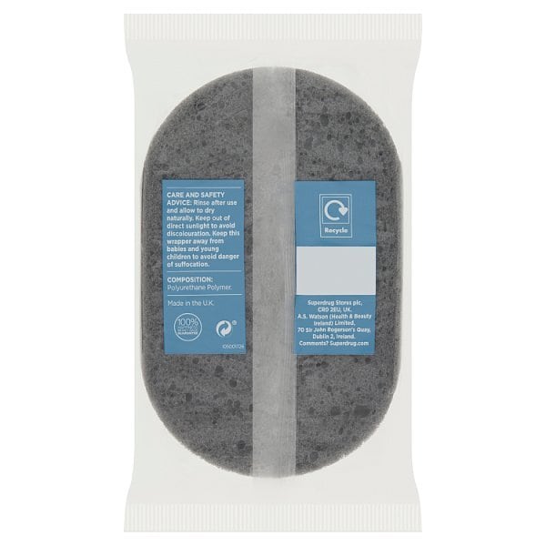 Massage Sponge Charcoal