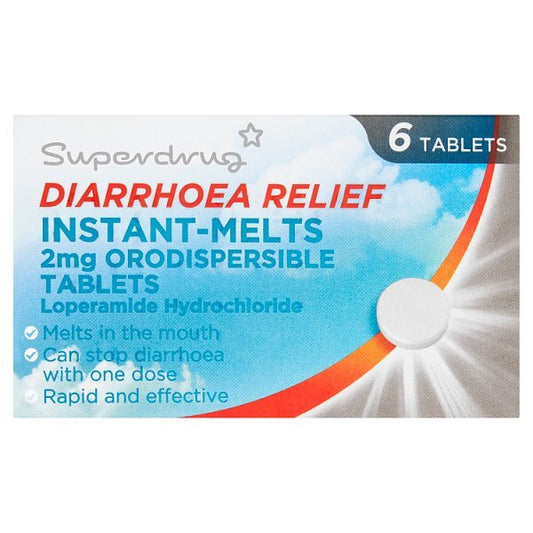 Diarrhoea Relief Tablets Instants X6