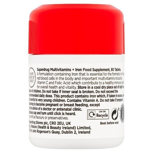 S/D Multi-Vitamins With Iron 90S