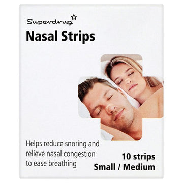 Nasal Congestion And Snoring Relief Strips X 10