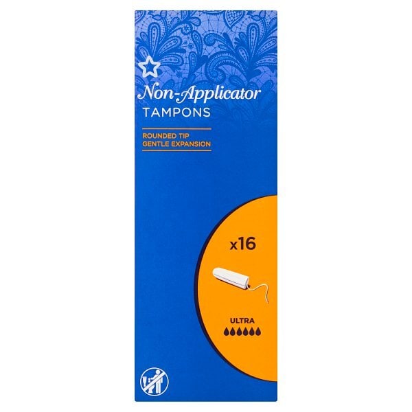 Ultra Non Applicator Tampon X16