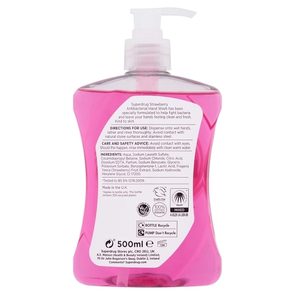 Strawberry Antibacterial Wash 500Ml