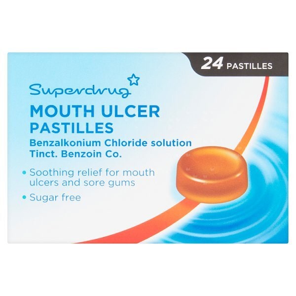 Mouth Ulcer & Sore Gums Relief Pastilles X 24