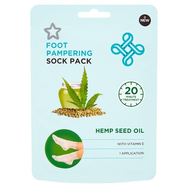 Hemp Seed Oil Pampering Foot Mask With Foot Socks