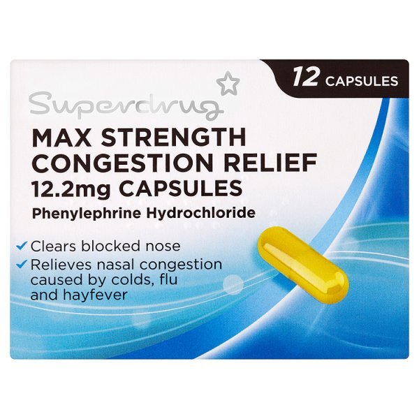 Max Congestion Relief Capsules X 12