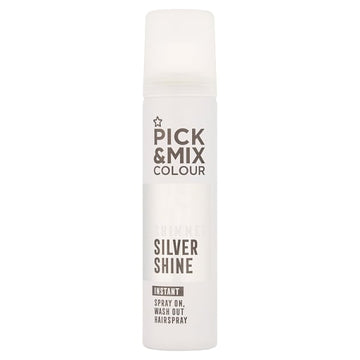 Pick & Mix Colour Hair Spray Silver 75Ml