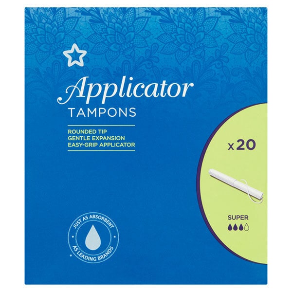 Super Applicator Tampons X 20