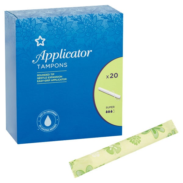 Super Applicator Tampons X 20