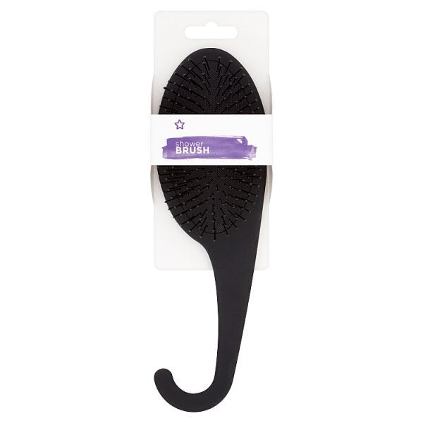 Shower Hair Brush Black