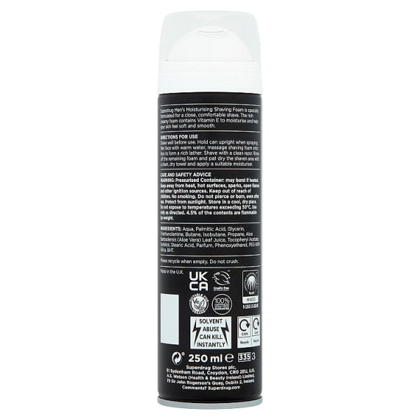 Moisturising Shave Foam 250Ml