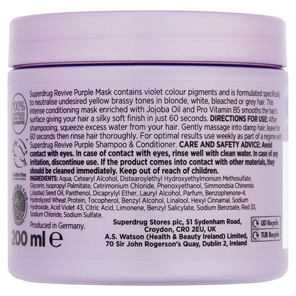 Revive Purple Hair Mask 200Ml