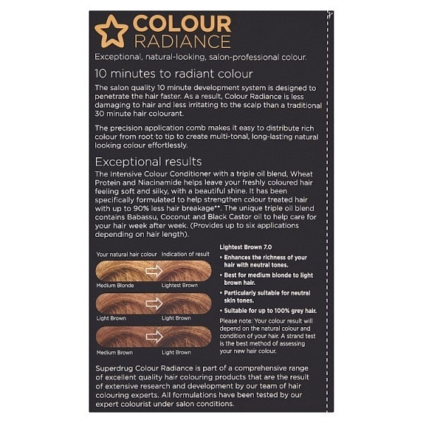 Colour Radiance 7.0 Lightest Brown