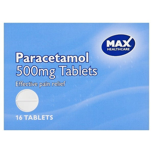 Max Healthcare Paracetamol 500Mg Tablets 16S